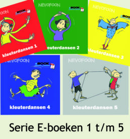 Serie Kleuterdansen 1 t/m 5 [E-Boeken] op USB stick